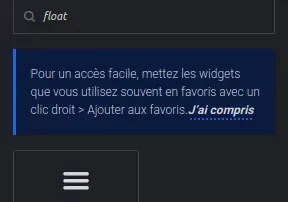 Elementor Floating Menu