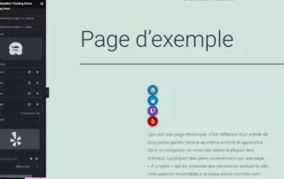 Elementor Floating Menu